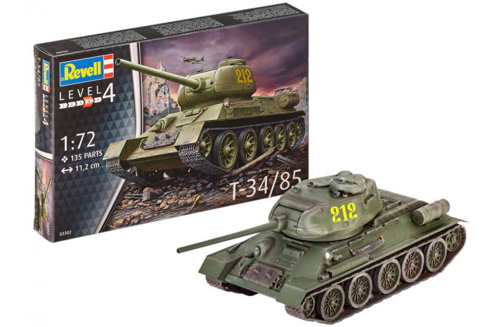 Plastic ModelKit tank 03302 - T-34/85 (1:72)