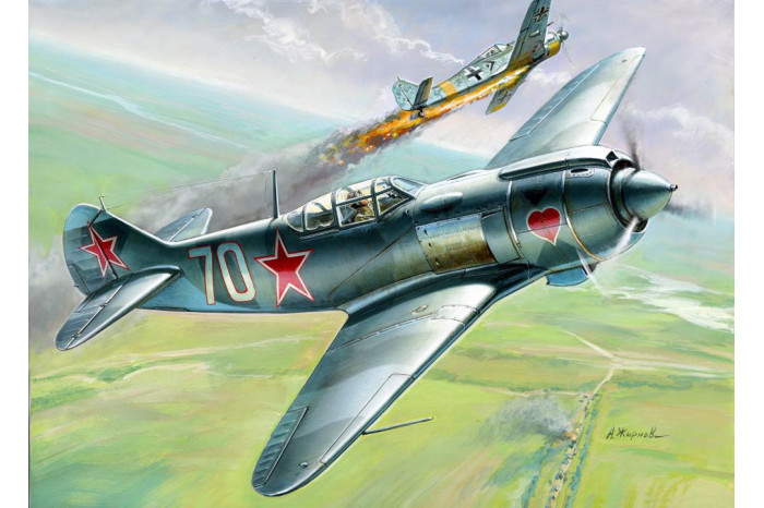 Model Kit letadlo 7203 - Lavotchkin LA-5 FN Soviet Fighter (1:72)