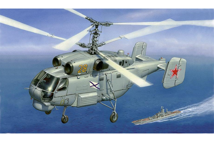 Model Kit vrtulník 7214 - Kamov KA-27 Submarine Hunter (1:72)