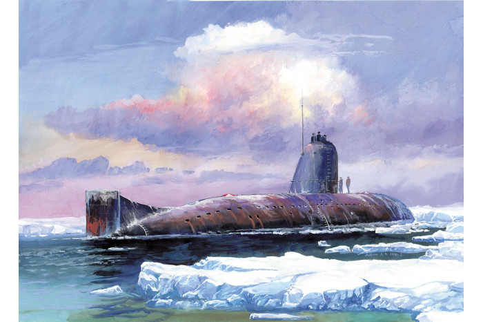 Model Kit ponorka 9035 - Nuclear Submarine K-3 (1:350)