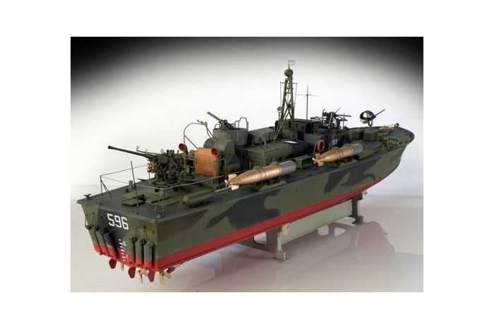 Model Kit loď PRM edice 5602 - ELCO 80' TORPEDO BOAT PT - 596 (1:35)