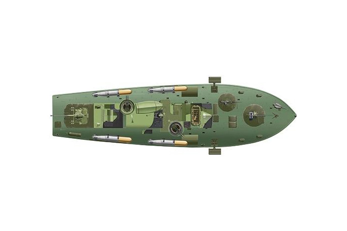 Model Kit loď PRM edice 5602 - ELCO 80' TORPEDO BOAT PT - 596 (1:35)