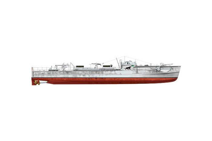 Model Kit loď PRM edice 5603 - SCHNELLBOOT TYP S-100 (1:35)