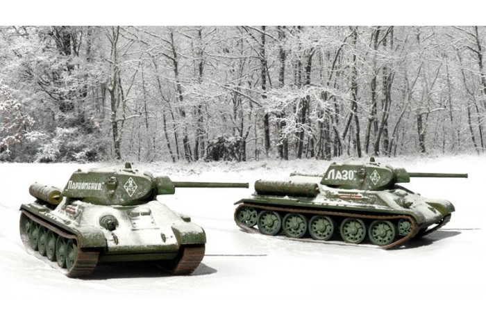 Fast Assembly tanky 7523 - T 34 / 76 m42 (1:72)