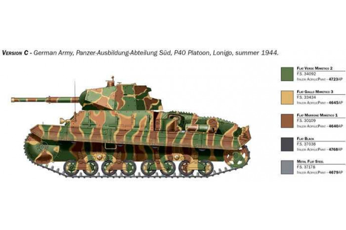 Model Kit tank PRM edice 6599 - CARRO ARMATO P 40 (1:35)