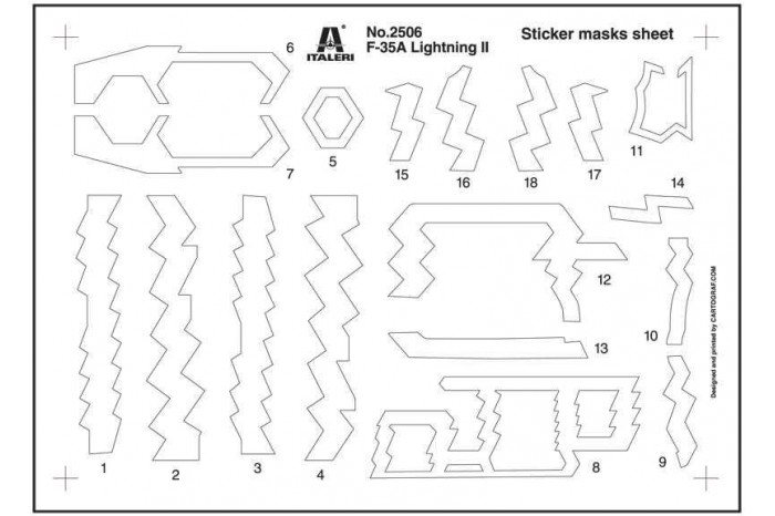 Model Kit letadlo 2506 - F-35A LIGHTNING II (1:32)