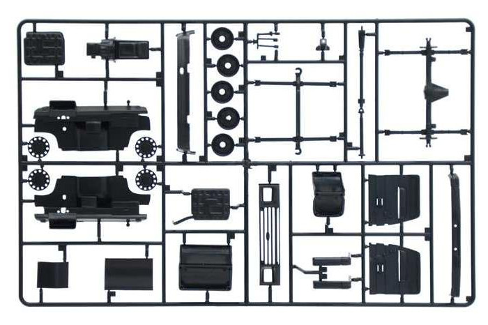 Model Kit auto 3687 - FORD TRANSIT Mk.2 (1:24)