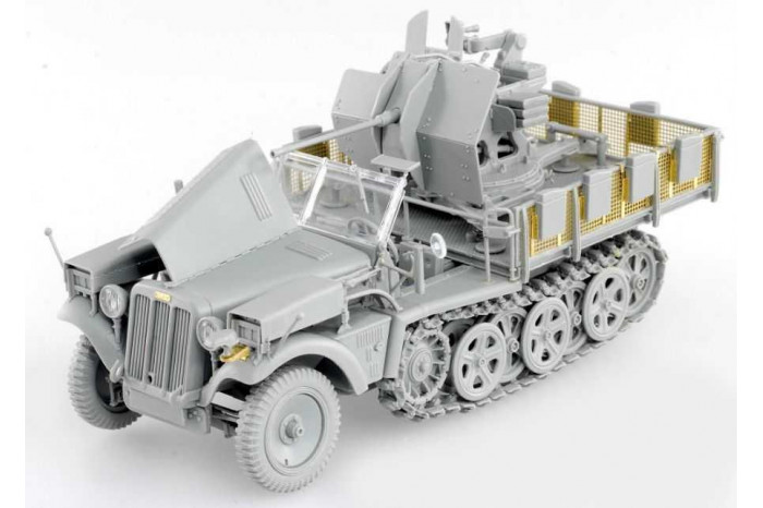 Model Kit military 6676 - Sd.Kfz.10/5 für 2cm Flak 38 (SMART KIT) (1:35)