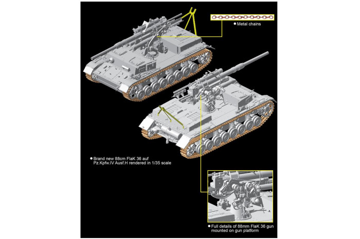 Model Kit military 6829 - Pz.Kpfw.IV Ausf. H (1:35)
