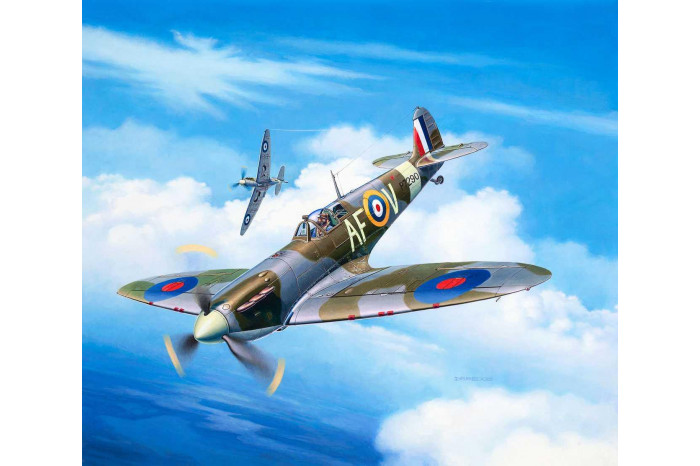 Plastic ModelKit letadlo 03953 - Spitfire Mk. IIa (1:72)