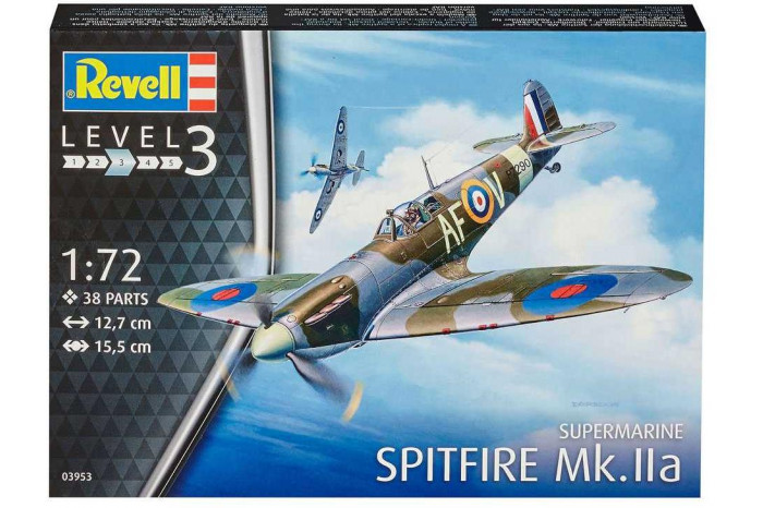 Plastic ModelKit letadlo 03953 - Spitfire Mk. IIa (1:72)