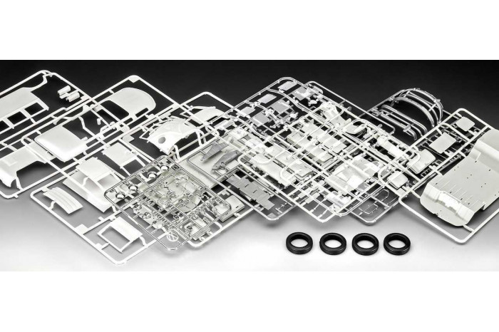 Plastic ModelKit auto 07050 - VW T1 Samba Bus "Flower Power" (1:24)