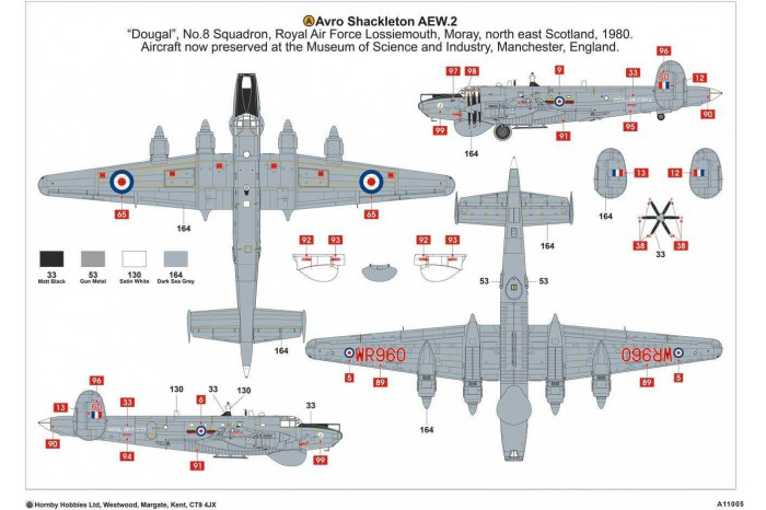 Classic Kit letadlo A11005 - Avro Shackleton AEW.2 (1:72)