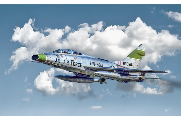 Model Kit letadlo 1398 - F-100F SUPER SABRE (1:72)