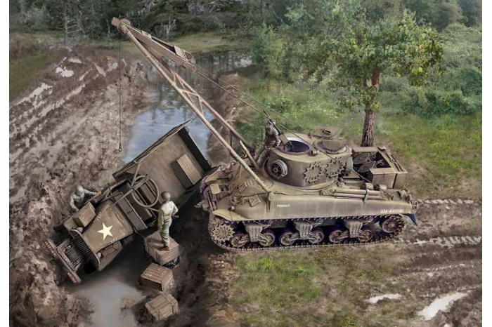 Model Kit tank 6547 - M32B1 ARMORED RECOVERY VEHICLE (1:35)