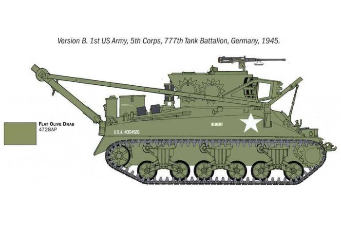 Model Kit tank 6547 - M32B1 ARMORED RECOVERY VEHICLE (1:35)