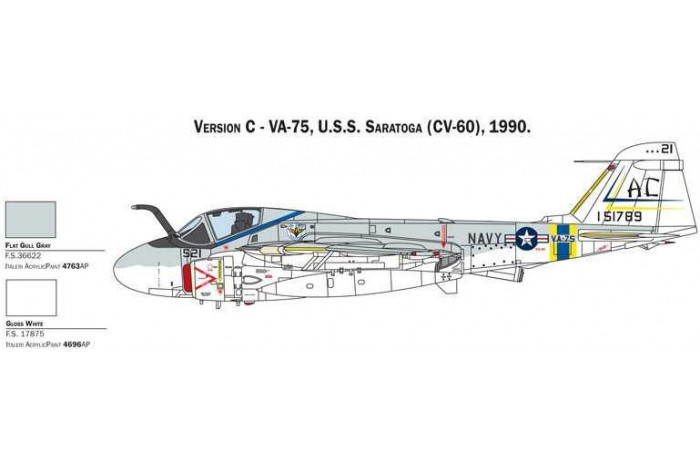 Model Kit letadlo 1405 - KA-6D INTRUDER (1:72)