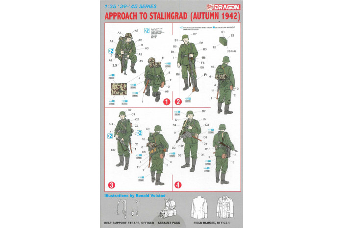 Model Kit figurky 6122 - APPROACH TO STALINGRAD (AUTUMN 1942) (1:35)