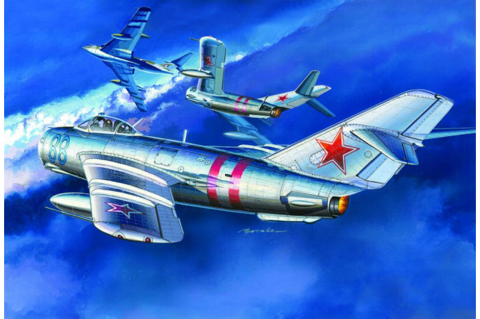 Model Kit letadlo 7318 - MIG-17 "Fresco" (1:72)