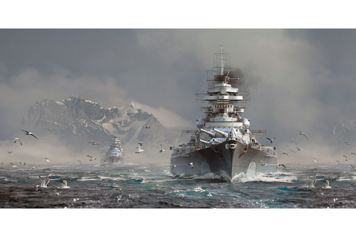 World of Warships - GERMAN BATTLESHIP BISMARCK (1:700) - 46501
