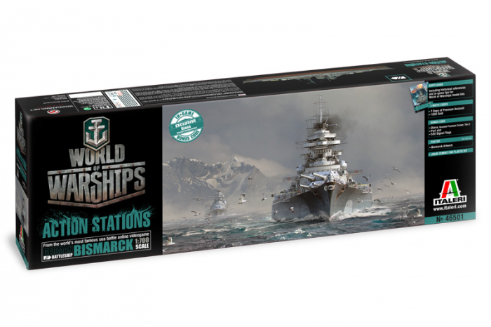 World of Warships - GERMAN BATTLESHIP BISMARCK (1:700) - 46501