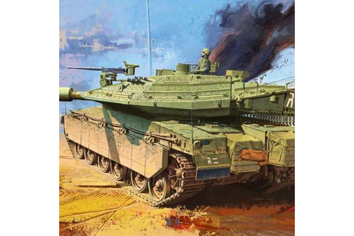 Model Kit tank 13227 - MERKAVA MK.IV LIC (1:35)