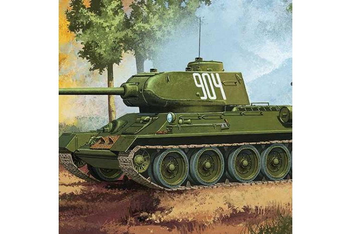 Model Kit tank 13290 - T-34/85 "112 FACTORY PRODUCTION" (1:35)