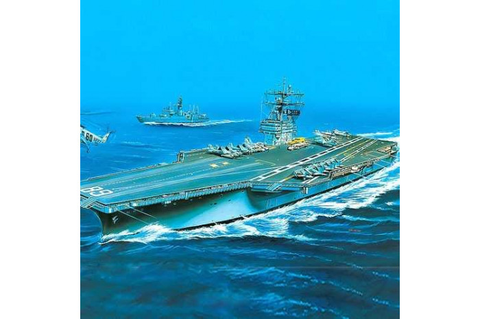 Model Kit loď 14213 - USS NIMITZ (1:800)