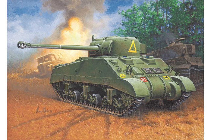 Gift-Set diorama 03299 - Sherman Firefly (1:76)