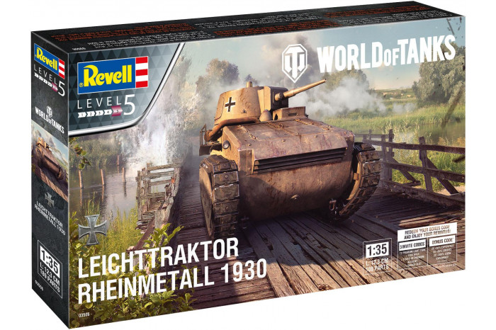 Plastic ModelKit World of Tanks 03506 - Leichttraktor Rheinmetall 1930 (1:35)