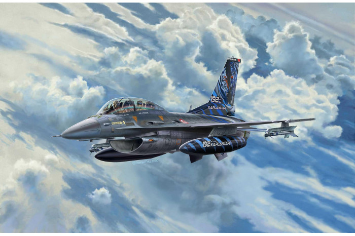 ModelSet letadlo 63844 -  Lockheed Martin F-16D Tigermeet 2014 (1:72)
