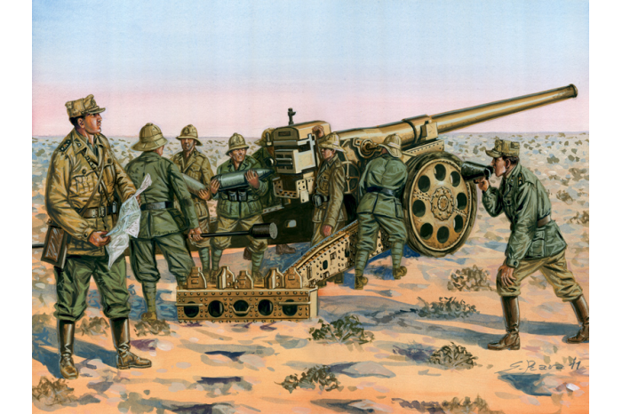 WWII - Cannone da 149/40 with Crew (1:72) - 6165