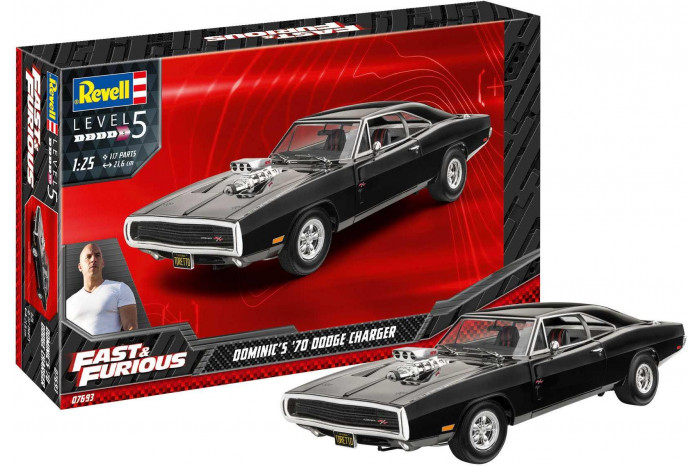 ModelSet auto 67693 - Fast & Furious - Dominics 1970 Dodge Charger (1:25)