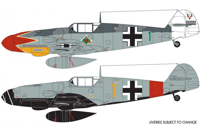 Classic Kit letadlo A02029B - Messerschmitt Bf109G-6 (1:72)