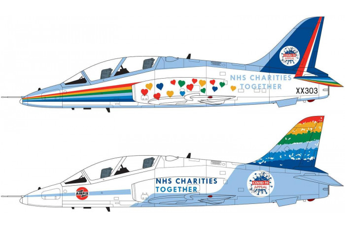 Classic Kit letadlo A73100 - NHS Charities Together Hawk (1:72)