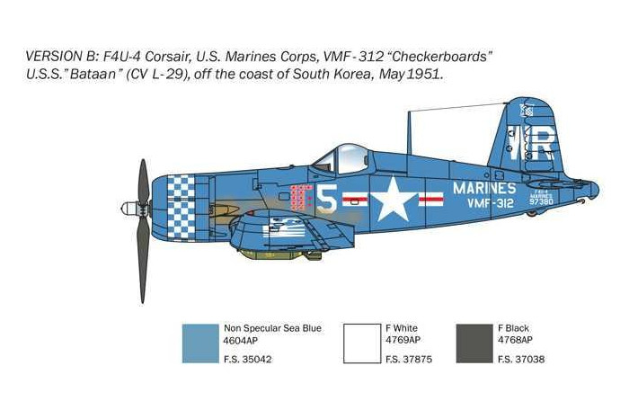 Model Kit letadlo 1453 - F-4U/4B Korean War (1:72)