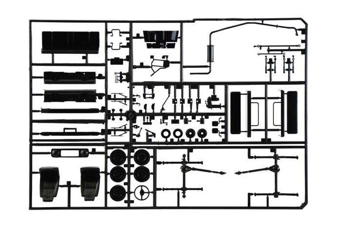 Model Kit auto 3630 - Toyota Land Cruiser BJ-44 Soft/Hard Top (1:24)