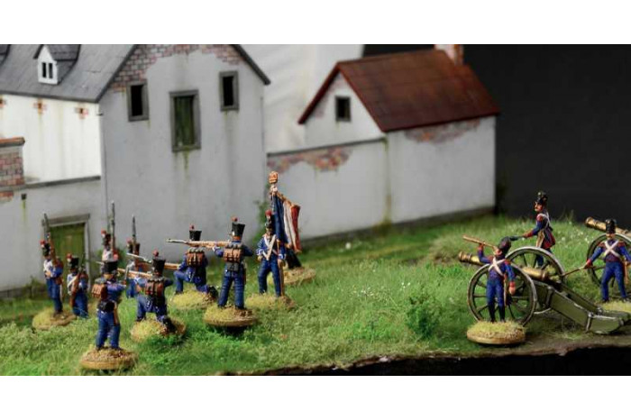 Model Kit diorama 6197 - Waterloo 1815: La Haye Sainte (1:72)