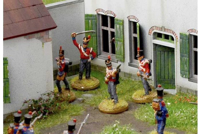 Model Kit diorama 6197 - Waterloo 1815: La Haye Sainte (1:72)