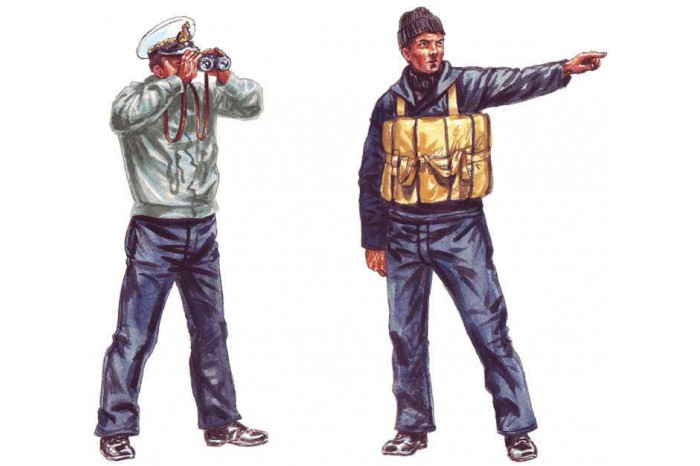 Model Kit loď 5626 - M.A.S. 563/568 with crew (1:35)