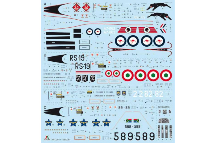 Model Kit letadlo 2814 - MB 326 (1:48)