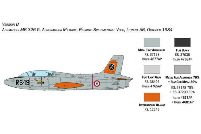 Model Kit letadlo 2814 - MB 326 (1:48)