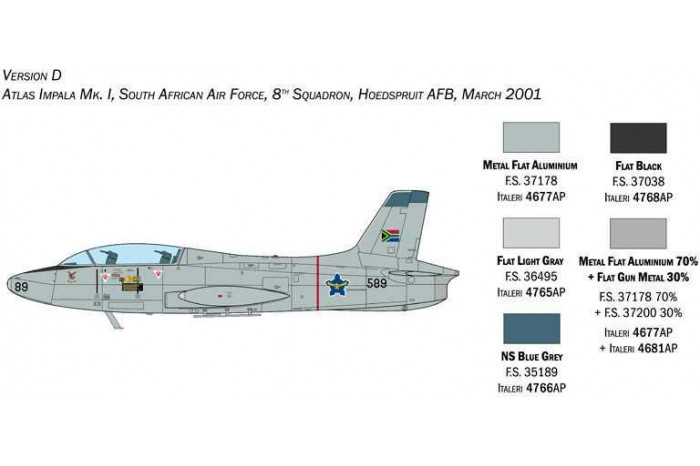 Model Kit letadlo 2814 - MB 326 (1:48)