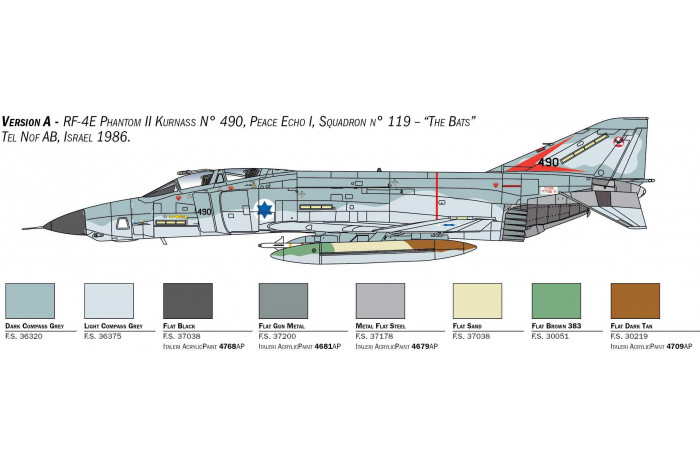 Model Kit letadlo 2818 - RF-4E Phantom (1:48)