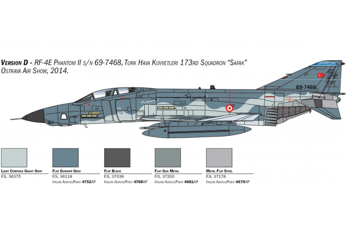 Model Kit letadlo 2818 - RF-4E Phantom (1:48)