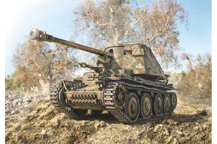 Model Kit military 6566 - Sd.Kfz 138 Ausf. H Marder III with crew (1:35)