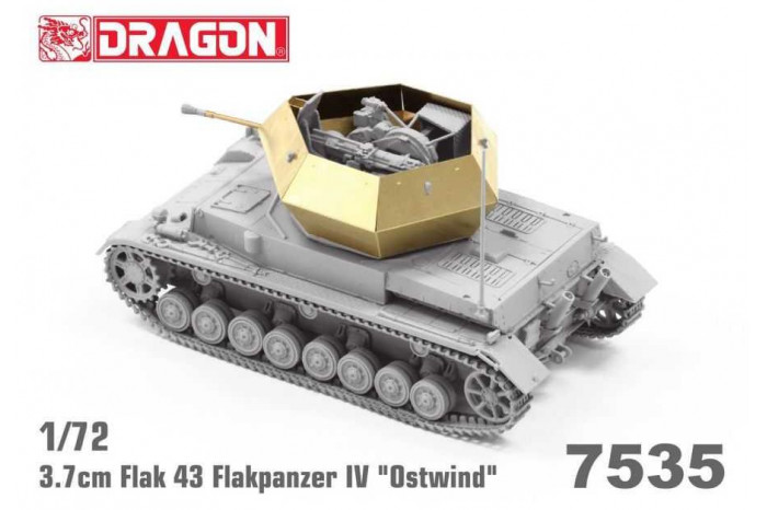 Model Kit military 7535 - 3.7cm FlaK 43 Flakpanzer IV "Ostwind" (1:72)