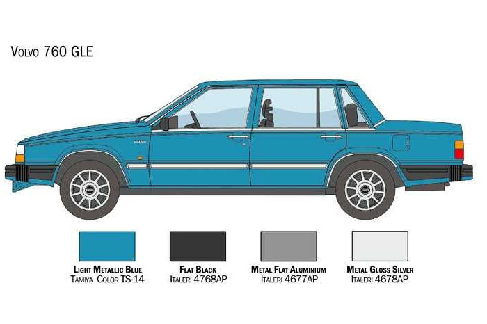 Model Kit auto 3623 - Volvo 760 GLE (1:24)