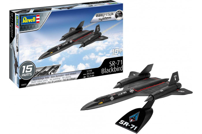 EasyClick letadlo 03652 - SR-71 Blackbird (1:110)