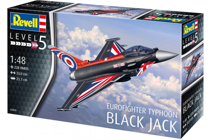 Plastic ModelKit letadlo 03820 - Eurofighter „Black Jack“ (1:48)
